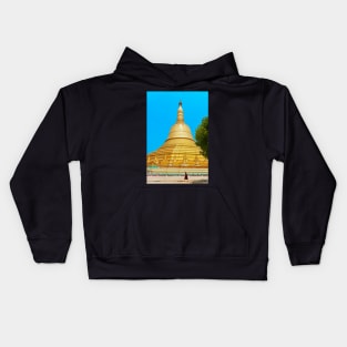 Shwemawdaw Paya3, Bago. Kids Hoodie